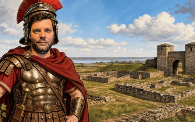Gary the Centurion at Richborough Roman Fort