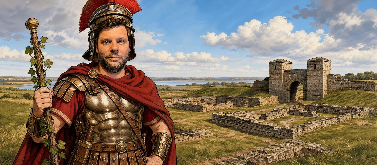 Gary the Centurion at Richborough Roman Fort